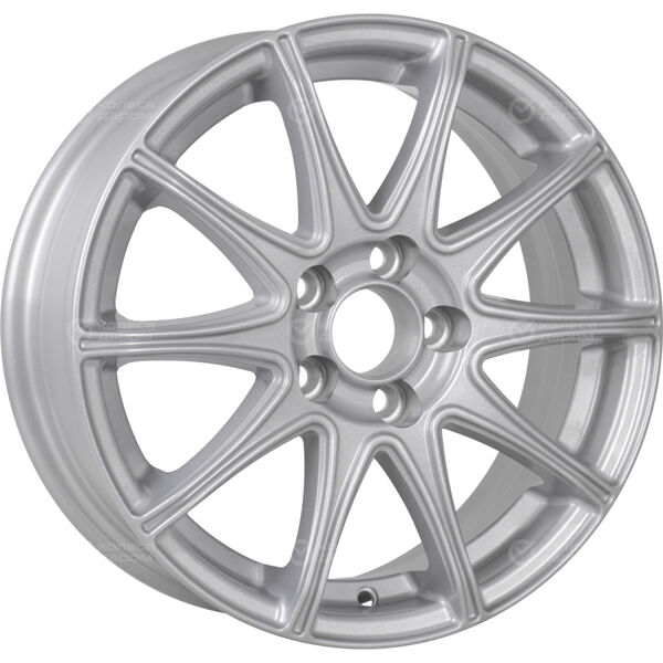 Колесный диск VENTI 1516  6xR15 5x100 ET40 DIA57.1 глянцевый серебристый
