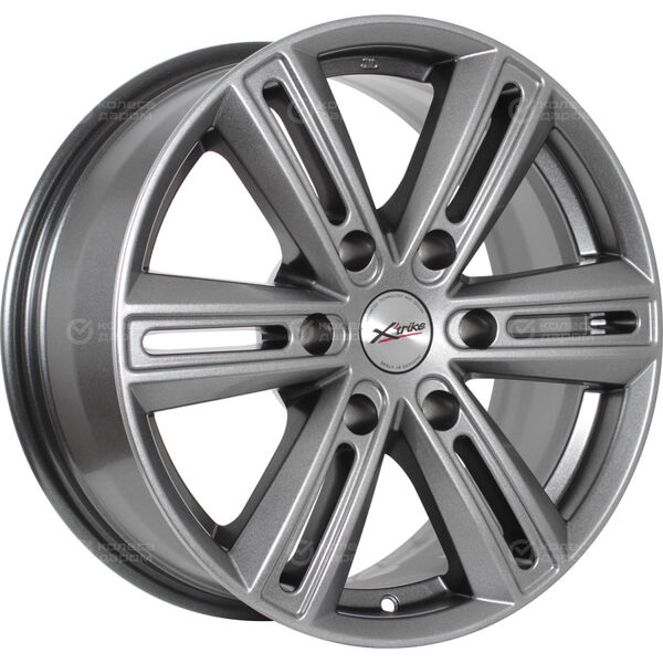 Колесный диск X-trike X124  7.5xR17 6x139.7 ET25 DIA106.1 темно-серебристый