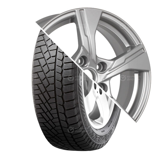 Колесо в сборе Gislaved Soft Frost 200 SUV 215/65 R16 102 T + КиК Серия Реплика КС1053 (16_Lifan_Х60) 6.5x16 5x114.3 ET45 DIA60.1 серебристый