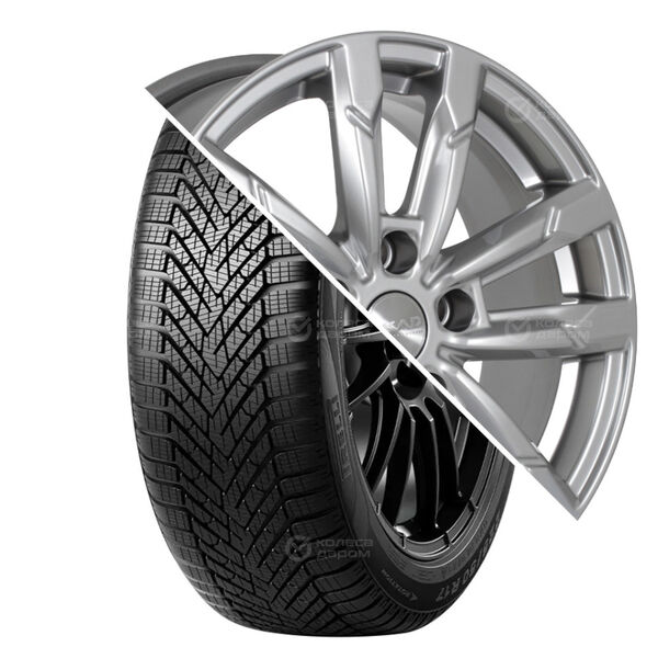 Колесо в сборе Pirelli Cinturato Winter 2 205/55 R16 94 H + СКАД Кения 6.5x16 5x114.3 ET50 DIA67.1 серебристый