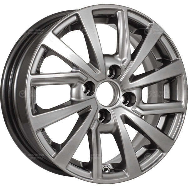 Колесный диск KDW KD1430  5.5xR14 4x100 ET40 DIA54.1 темно-серый