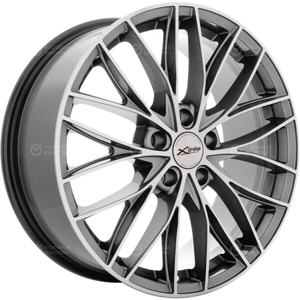 Колесный диск X-trike X130  7.5xR18 5x108 ET47 DIA60.1 темно-серебристый полированный