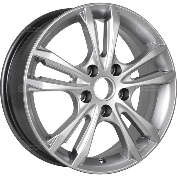 Колесный диск КиК Samara  6xR16 4x108 ET47.5 DIA63.35 насыщенный темно-серебристый цвет