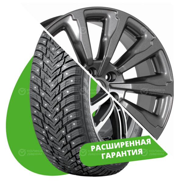 Колесо в сборе Nokian Tyres Hakkapeliitta 10p 235/45 R18 98 T + СКАД Астер 8x18 5x108 ET45 DIA60.1 темно-серый цвет с перламутровыми оттенками