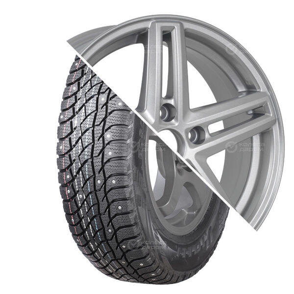 Колесо в сборе Viatti Bosco Nordico (V-523) 215/65 R16 98 T + NEO 660 6.5x16 5x114.3 ET46 DIA67.1 серебристый