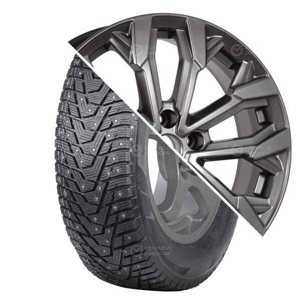 Колесо в сборе Hankook Winter i*Pike RS2 W429 215/55 R17 98 T + КиК Морейн 6.5x17 5x114.3 ET49 DIA67.1 темно-серебристый