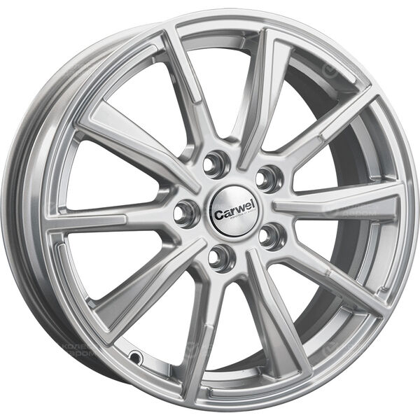 Колесный диск Carwel Лабаз  6.5xR16 5x114.3 ET45 DIA67.1 серебристый