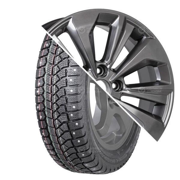 Колесо в сборе Viatti Brina Nordico (V-522) 215/55 R17 94 T + КиК Авиор 7x17 5x114.3 ET45 DIA67.1 темно-серый