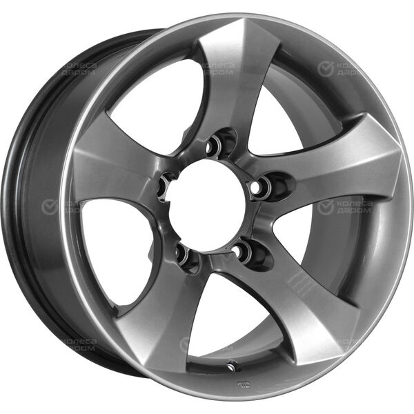 Колесный диск КиК Айсберг  8xR16 5x139.7 ET-10 DIA110.1 темно-серебристый