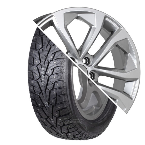 Колесо в сборе Yokohama iceGUARD IG55 215/55 R17 98 T + СКАД Тукан 7x17 5x114.3 ET45 DIA67.1 серебристый