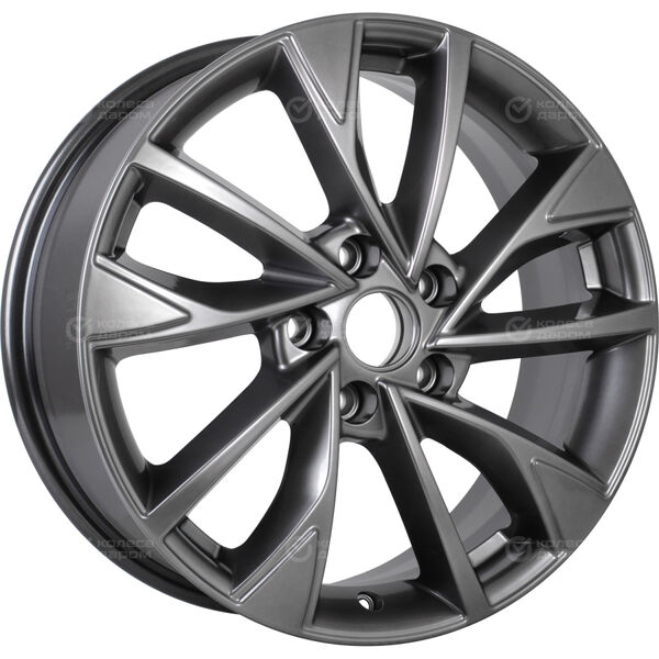 Колесный диск КиК Роквуд  7xR17 5x114.3 ET50 DIA60.1 темно-серебристый