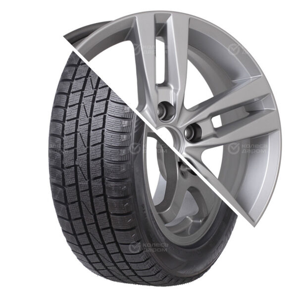 Колесо в сборе Laufenn I FIT IZ LW51 205/55 R16 91 T + КиК Rassvet 6.5x16 5x114.3 ET45 DIA67.1 насыщенный темно-серебристый цвет