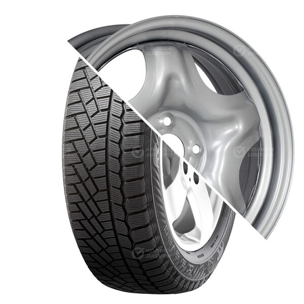 Колесо в сборе Gislaved Soft Frost 200 205/55 R16 94 T + ТЗСК Lada Vesta 6.5x16 4x100 ET50 DIA60.1 серебристый