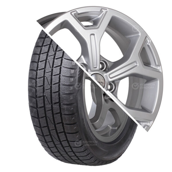 Колесо в сборе Laufenn I FIT IZ LW51 215/65 R16 98 T + СКАД KL-318 6.5x16 5x114.3 ET50 DIA66.1 серебристый