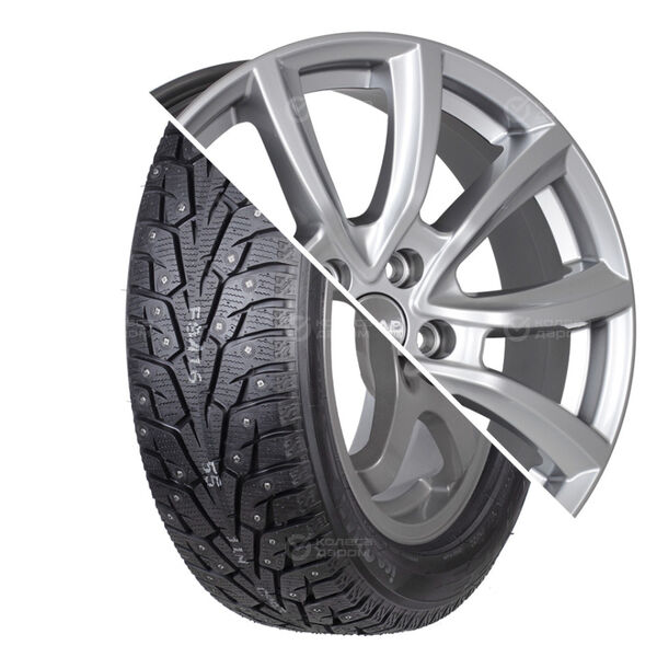 Колесо в сборе Yokohama iceGUARD IG55 215/55 R17 98 T + СКАД Онтарио 7x17 5x112 ET45 DIA66.6 серебристый