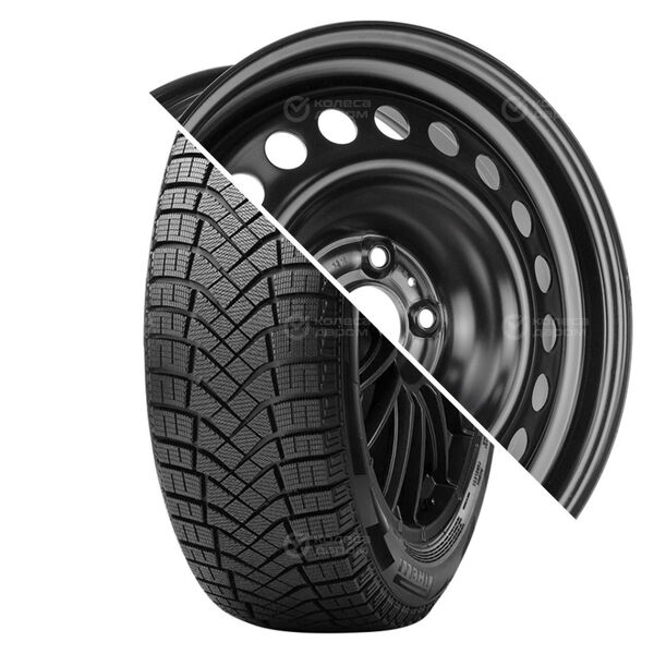 Колесо в сборе Pirelli Ice Zero Friction 225/65 R17 106 T + Magnetto 17000 7x17 5x114.3 ET45 DIA66.1 черный