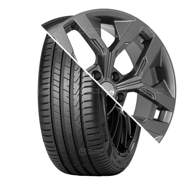 Колесо в сборе Pirelli Cinturato P7 new 225/40 R18 92 Y + СКАД Ламберт 7.5x18 5x114.3 ET50 DIA66.1 темно-серый цвет с перламутровыми оттенками