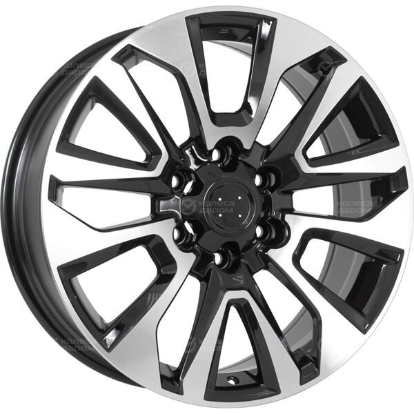 Колесный диск Replay TY447  7.5xR19 6x139.7 ET25 DIA106.1 черный полностью полированный