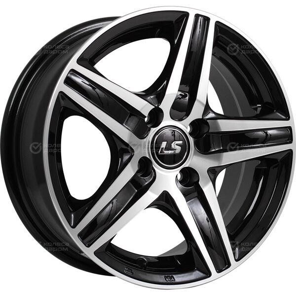 Колесный диск LS LS 321  7xR17 5x112 ET45 DIA57.1 черный полностью полированный