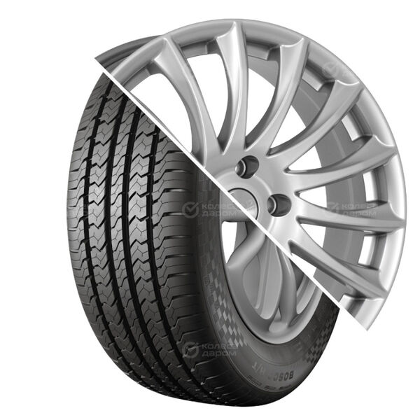 Колесо в сборе Viatti Bosco (V-238) 225/55 R18 102 V + СКАД Валенсия 7x18 5x114.3 ET38 DIA67.1 серебристый