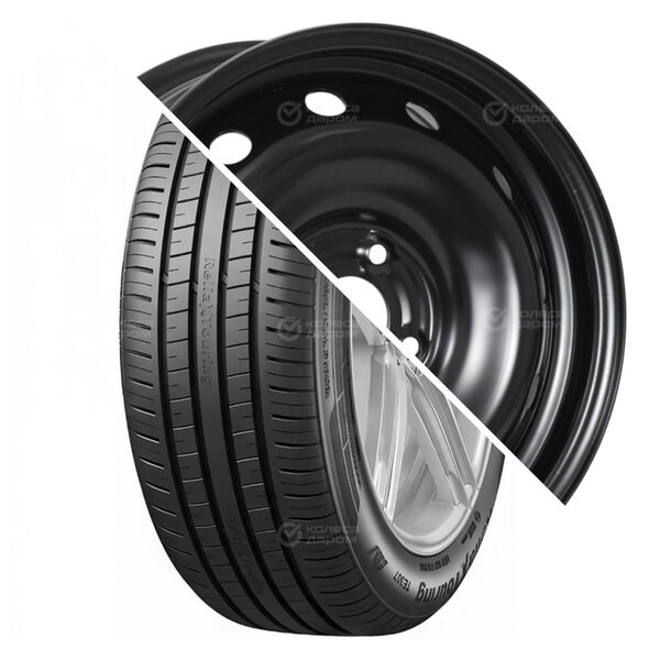Колесо в сборе Triangle TE307 ReliaX 185/65 R15 88 H + ТЗСК Тольятти Largus Logan 6x15 4x100 ET50 DIA60.1 черный