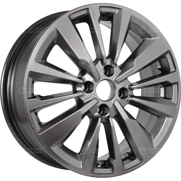 Колесный диск КиК Эрман  6.5xR16 4x100 ET37 DIA60.1 темно-серебристый