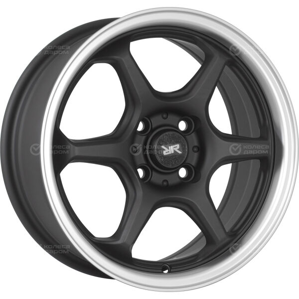 Колесный диск Race Ready CSS3820  6.5xR15 4x98 ET35 DIA58.6 черный матовый с полированным ободом