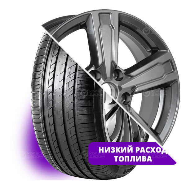 Колесо в сборе Atlander AX88 215/55 R16 97 W + КиК Оклахома 6.5x16 5x114.3 ET45 DIA54.1 темно-серебристый