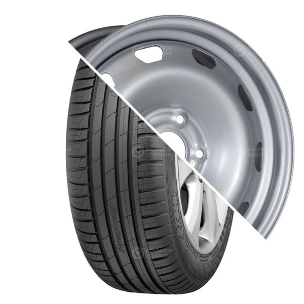 Колесо в сборе Cordiant Sport 3 PS2 205/55 R16 91 V + ТЗСК Тольятти Renault Duster 6.5x16 5x114.3 ET50 DIA66.1 серебристый