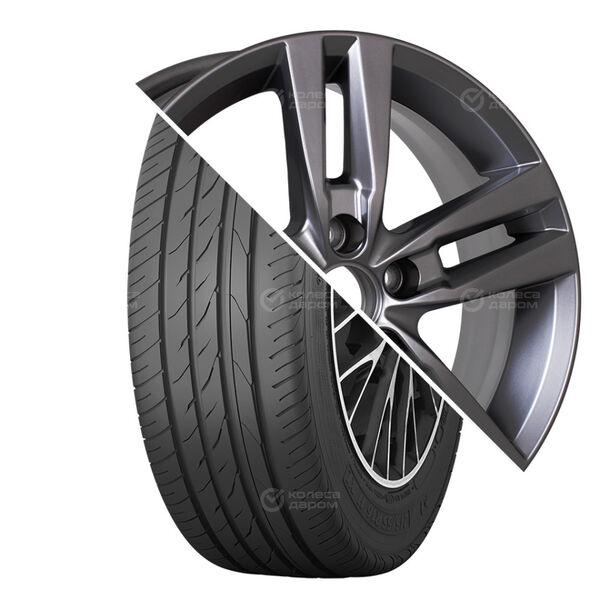 Колесо в сборе Torero MP47 205/60 R16 92 H + КиК Rassvet 6.5x16 5x108 ET50 DIA63.35 темно-серебристый