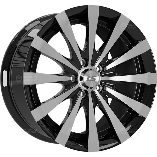 Колесный диск LS LS 534  7.5xR17 5x114.3 ET40 DIA73.1 черный полностью полированный