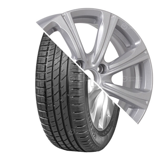 Колесо в сборе Ikon NORDMAN SX3 (Character Eco) 205/70 R15 96 T + iFree Апероль 6x15 4x98 ET35 DIA58.5 серебристый