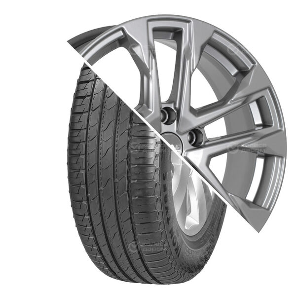 Колесо в сборе Ikon Character Aqua SUV (Nordman S2 SUV) 225/65 R17 102 H + СКАД АТАКОР 7x17 5x108 ET45 DIA63.35 серебристый