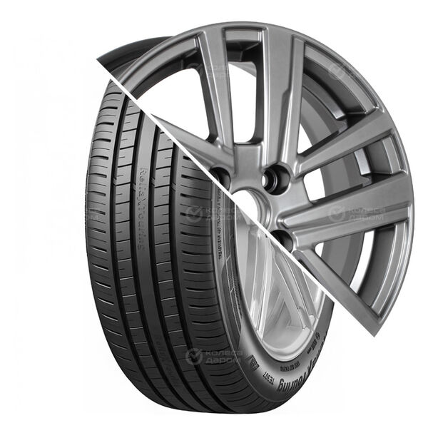 Колесо в сборе Triangle TE307 ReliaX 185/65 R15 88 H + КиК Хант 6x15 4x100 ET40 DIA60.1 темно-серебристый