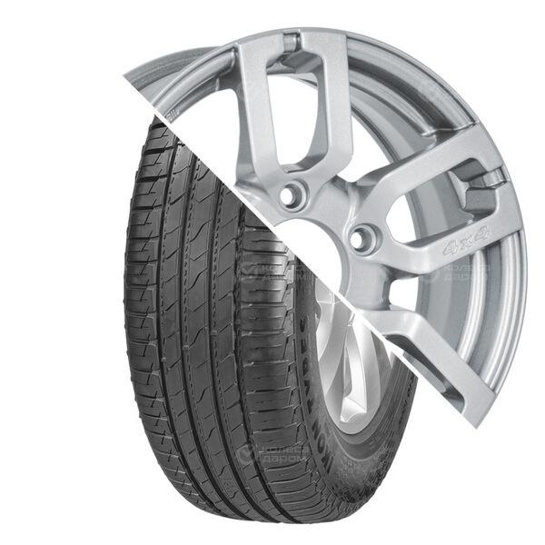 Колесо в сборе Ikon Character Aqua SUV (Nordman S2 SUV) 215/65 R16 98 H + iFree Офф-лайн 6.5x16 5x139.7 ET40 DIA98 серебристый