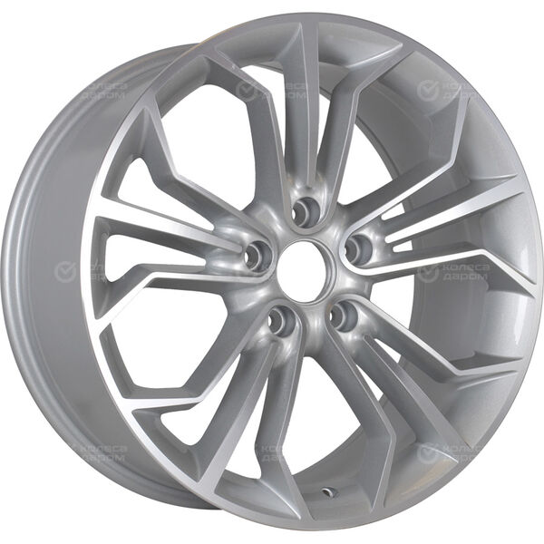 Колесный диск Replay B112  10xR19 5x120 ET21 DIA74.1 серебристый полностью полированный