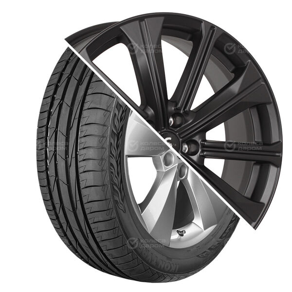 Колесо в сборе Ikon Autograph Aqua 3 SUV 225/55 R19 103 V + СКАД Premium Series КР013 (19_Haval Dargo) 7x19 5x114.3 ET40 DIA66.6 черный матовый