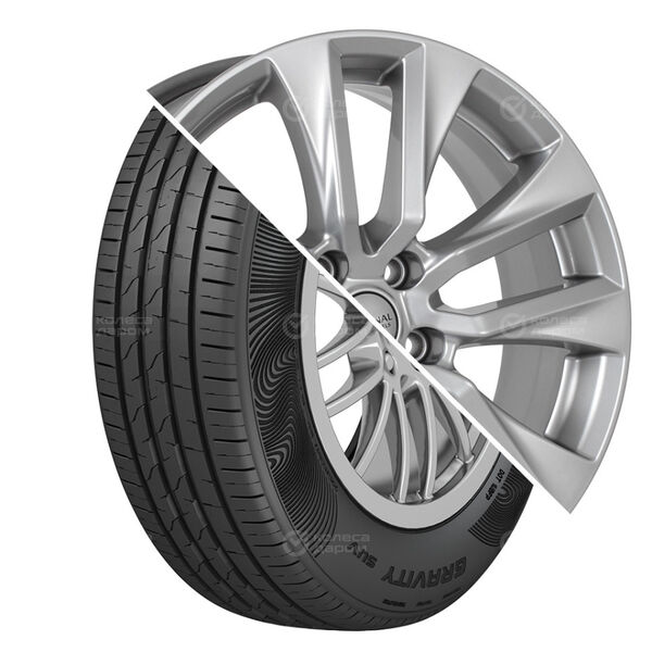 Колесо в сборе Cordiant Gravity SUV 225/55 R18 102 H + СКАД KL-330 7x18 5x114.3 ET38 DIA67.1 серебристый