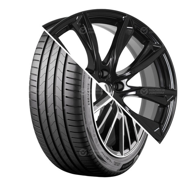 Колесо в сборе Bridgestone Turanza 6 225/40 R18 92 Y + iFree Казантип 7.5x18 5x114.3 ET50 DIA67.1 черный