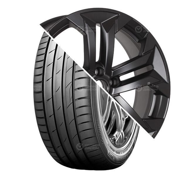 Колесо в сборе Marshal MU12 235/55 R19 101 V + СКАД Premium Series КР015 (19_EXEED TXL/VX) 7.5x19 5x108 ET36 DIA65.1 черный матовый