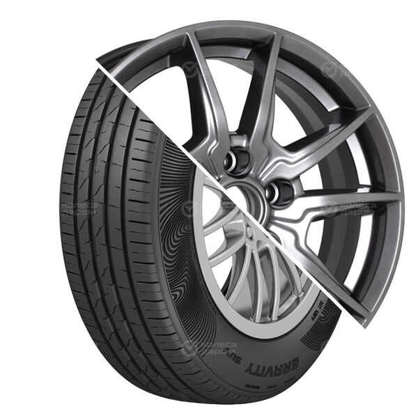 Колесо в сборе Cordiant Gravity SUV 215/65 R16 102 H + КиК Адамар 6.5x16 5x108 ET50 DIA63.35 темно-серебристый