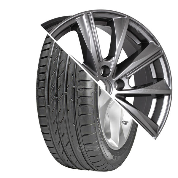 Колесо в сборе Ikon NORDMAN SZ2 (Character Ultra) 215/50 R17 95 W + КиК Арнар-оригинал 7x17 5x114.3 ET50 DIA67.1 темно-серебристый