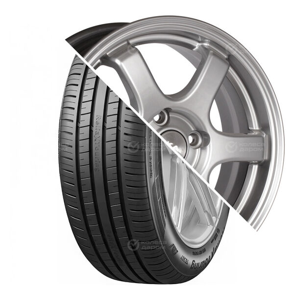 Колесо в сборе Triangle TE307 ReliaX 185/60 R15 88 H + СКАД Киото 6x15 4x100 ET40 DIA60.1 серебристый