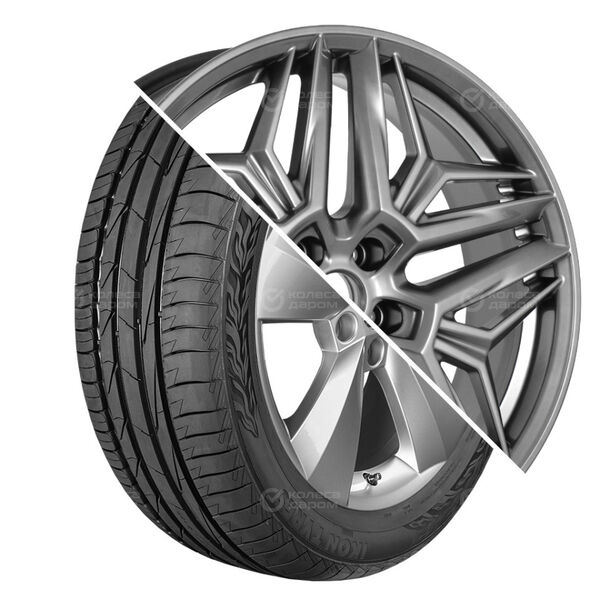 Колесо в сборе Ikon Autograph Aqua 3 SUV 225/55 R19 103 V + КиК Колумб 7x19 5x112 ET40 DIA66.6 темно-серебристый