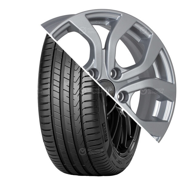 Колесо в сборе Pirelli Cinturato P7 new 205/55 R16 94 V + Ifree Реплика КС704 (16 Terrano SN) 6.5x16 5x114.3 ET50 DIA66.1 серебристый