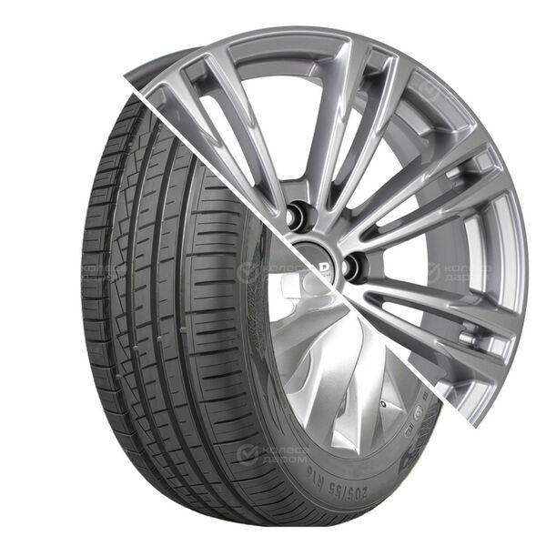 Колесо в сборе Ikon Autograph Eco 3 215/55 R16 97 V + СКАД Ламар 6.5x16 4x100 ET50 DIA60.1 серебристый