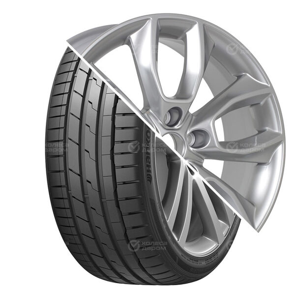 Колесо в сборе Hankook Ventus S1 evo 3 K127 235/45 R18 98 Y + СКАД Premium Series КР001 (18_Karoq) 7x18 5x112 ET45 DIA57.1 серебристый