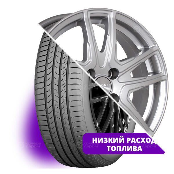 Колесо в сборе Atlander LanderXsport ATL33 205/60 R16 92 V + СКАД Сидней 6x16 4x100 ET50 DIA60.1 серебристый