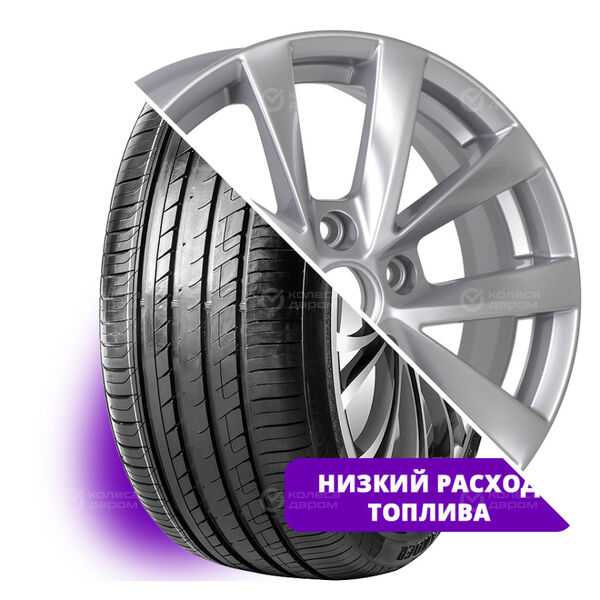 Колесо в сборе Atlander AX88 205/65 R16 95 H + Ifree Реплика КС863 (ZV 16_Corolla) 6.5x16 5x114.3 ET45 DIA67.1 серебристый