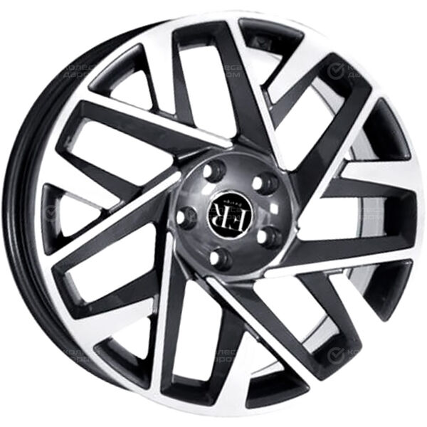 Колесный диск Replica FR 3S1072  7.5xR19 5x114.3 ET49.5 DIA67.1 черный матовый с полировкой